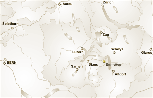 Karte Innserschweiz Karte Innserschweiz